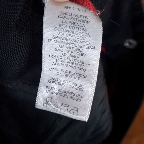 MICHAEL KORS Womens Pants Size 12 Black Chino Bootcut Zipper Pockets - Picture 8 of 9